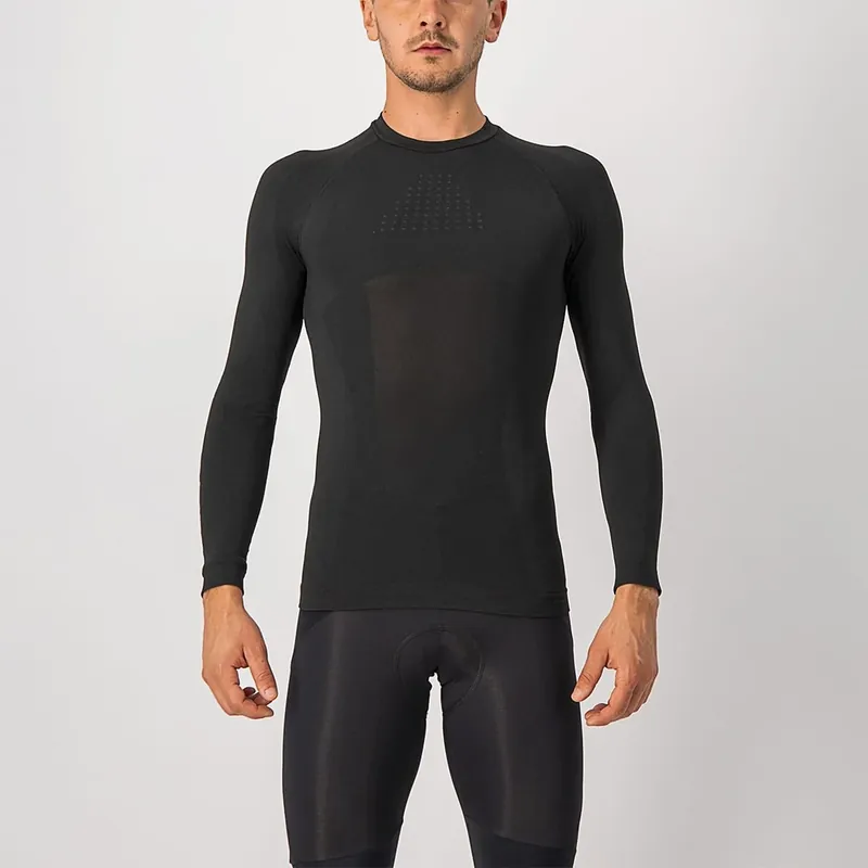 CASTELLI CORE SEAMLESS pitkähihainen alusvaate Musta Osta Verkossa