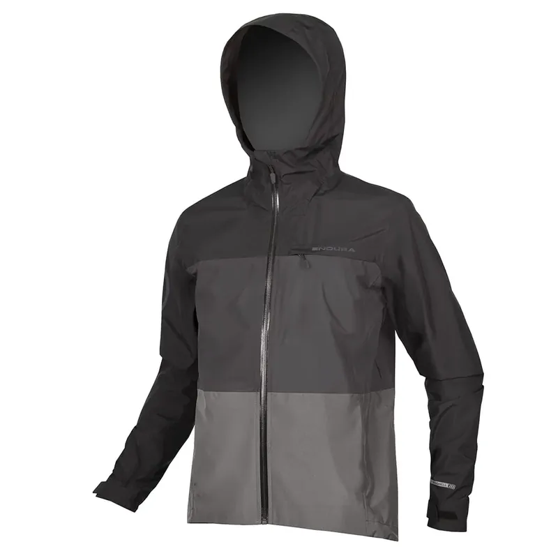 Takki ENDURA SINGLETRACK WATERPROOF II Musta Korkea Laatu