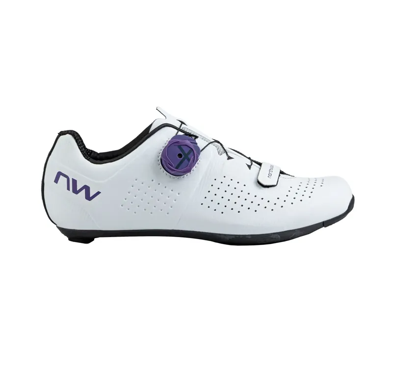 NORTHWAVE STORM CARBON Maantiekengät Naiset Valkoinen/Violetti Viimeinen Mahdollisuus