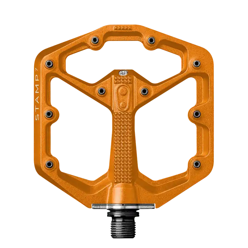CRANKBROTHERS STAMP 7 Small -litteät polkimet oranssi Lähetetään Heti