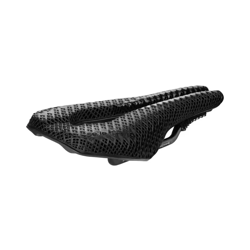 SELLE ITALIA WATT SUPERFLOW 3D Rails Ti316 -satula Musta Bestseller