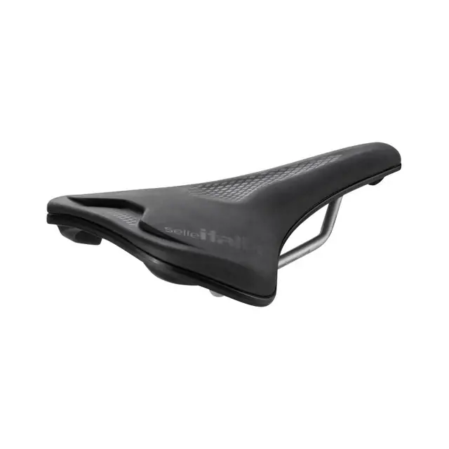 Tehdashinta SELLE ITALIA MODEL Y L Rails Ti316 -satula musta