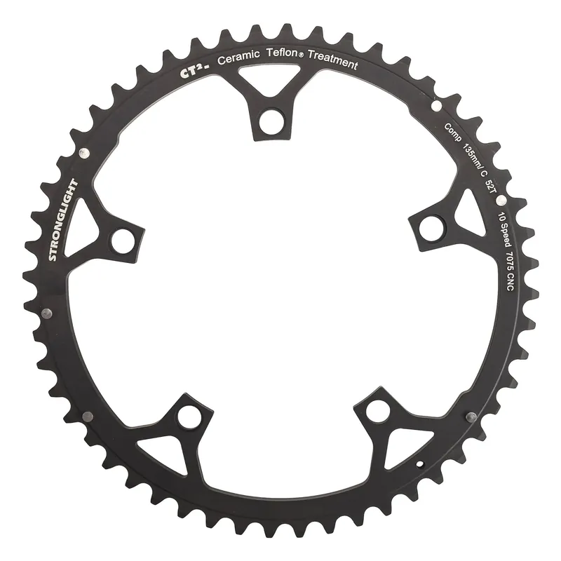 Ilmainen Palautus Ulkoketjuratas 9/10V STRONGLIGHT CT² Campagnolo Type C 135mm