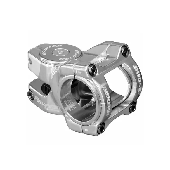 Ohjaustankokannatin REVERSE COMPONENTS BLACK ONE D-2 Titanium Hopea Uutuus
