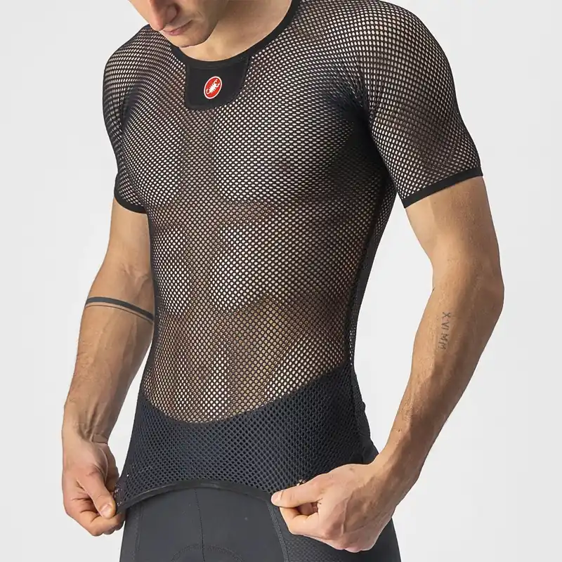 Edullinen Hinta Alusvaate CASTELLI CORE MESH 3 Lyhythihainen Musta