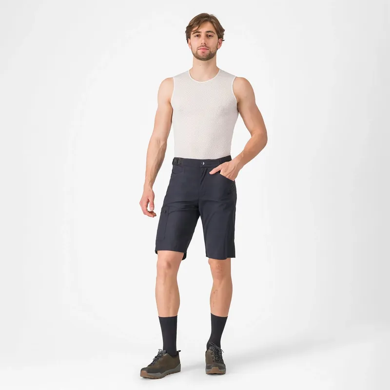 Alkuperäinen CASTELLI UNLIMITED ADVENTURE BAGGY -shortsit Musta