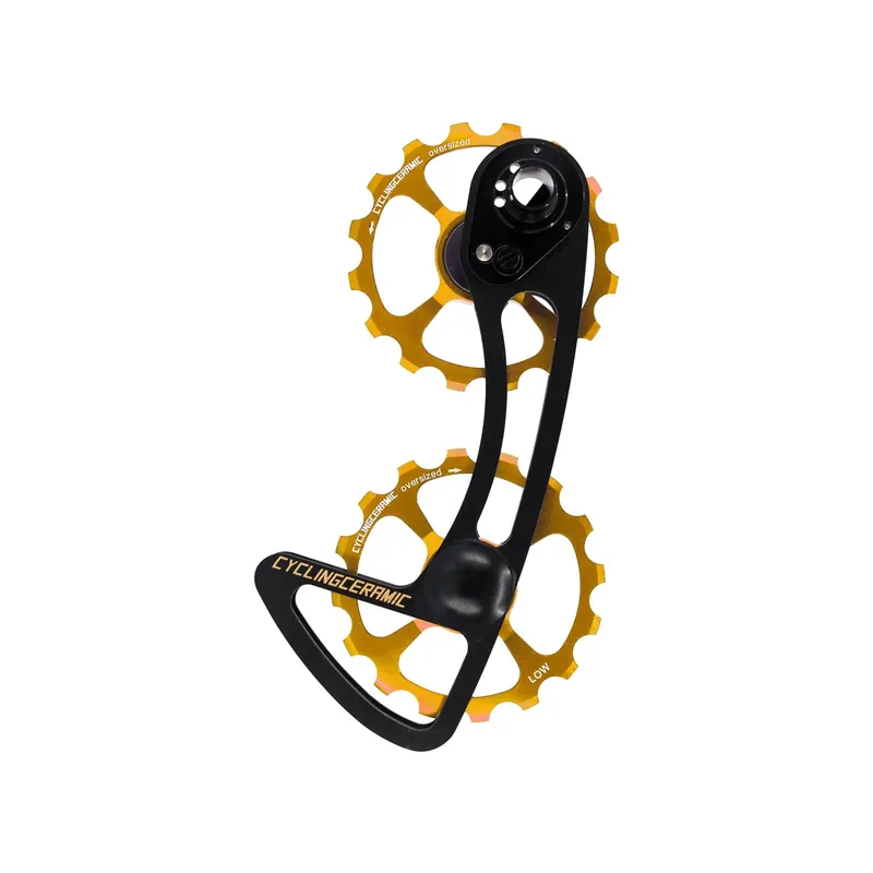 CYCLINGCERAMIC 16/16 Shimano 10/11V Takavarustajan Häkki Kulta Merkkituote