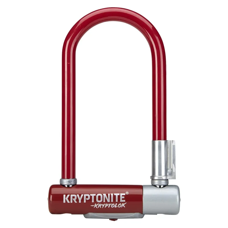 KRYPTONITE KRYPTOLOCK SERIE 2 MINI COLOR -U-pyörälukko Punainen Uusi Kokoelma