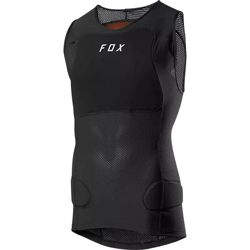 FOX BASEFRAME PRO Suojaava Hihaton T-paita Musta Nopea Toimitus