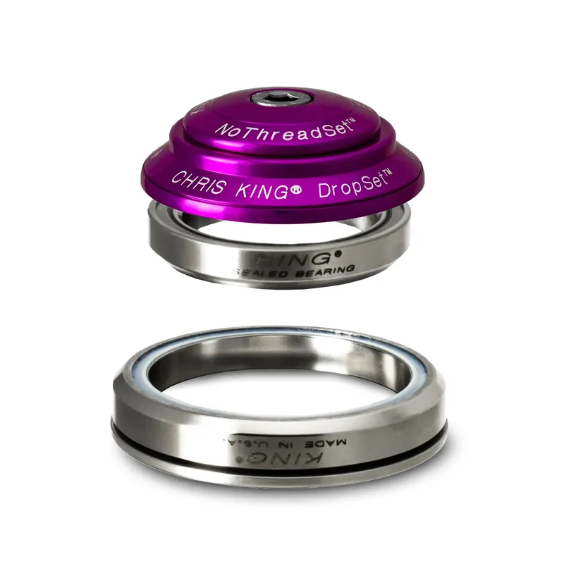 Osta Verkossa Integroitu Ohjainlaakeri CHRIS KING DROPSET 3 1"1/8-1.5" IS41/IS52 36° Violetti