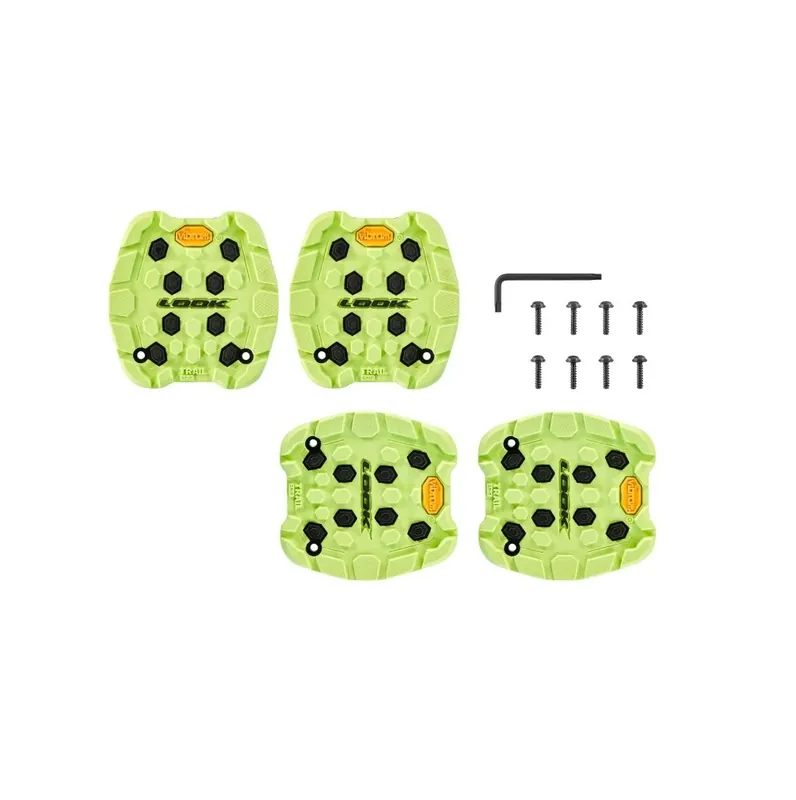 Look Trail Grip Lime tasopolkimen pinnoite (x4) Ilmainen Palautus