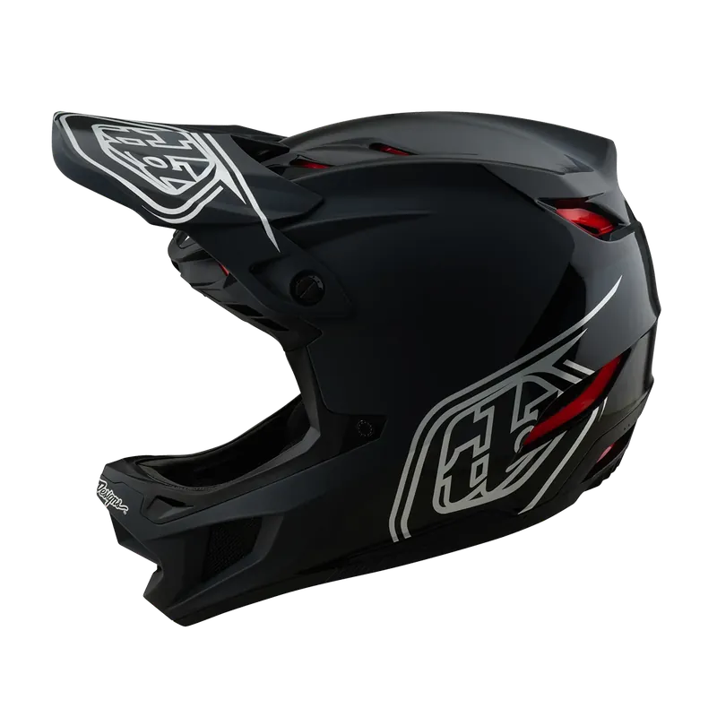 Kampanjahinta TROY LEE DESIGNS D4 POLYACRYLITE MIPS SHADOW MTB -kypärä Musta