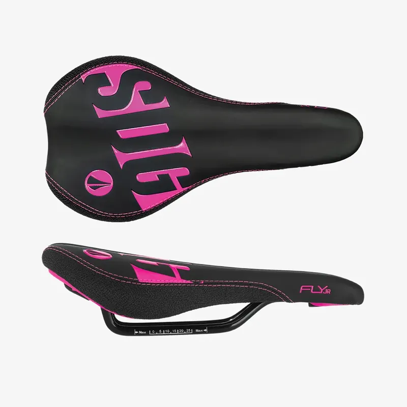 Aito SDG FLY Junior -satula musta/pinkki