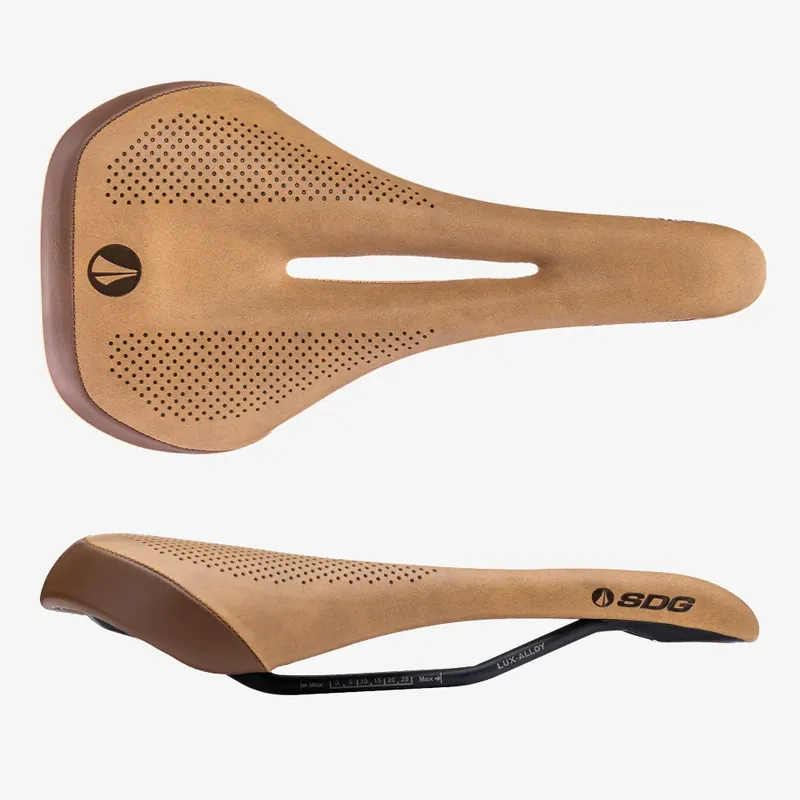 Uusi Malli Satula SDG ALLURE V2 Nainen Lux-Alloy-kiskot Ruskea