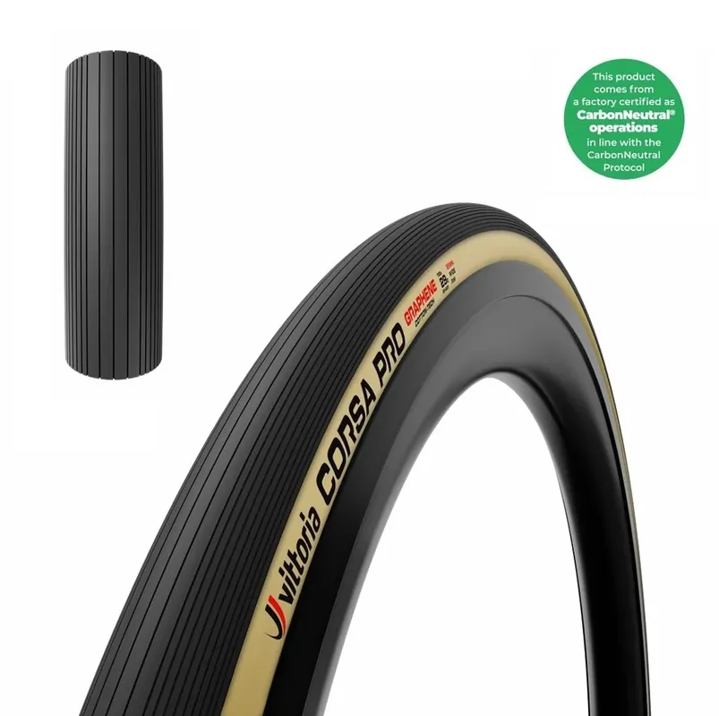 Erikoistarjous VITTORIA CORSA PRO WIDE Graphene G2.0 700c Tubeless Ready -rengas Beige