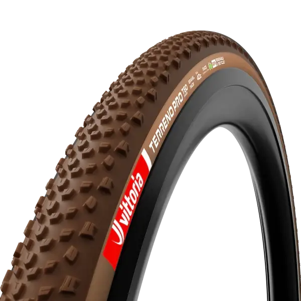 Nopea Toimitus VITTORIA TERRENO PRO T60 Mixed Gravel Race 700x40c Tubeless Ready -rengas Souple Marron