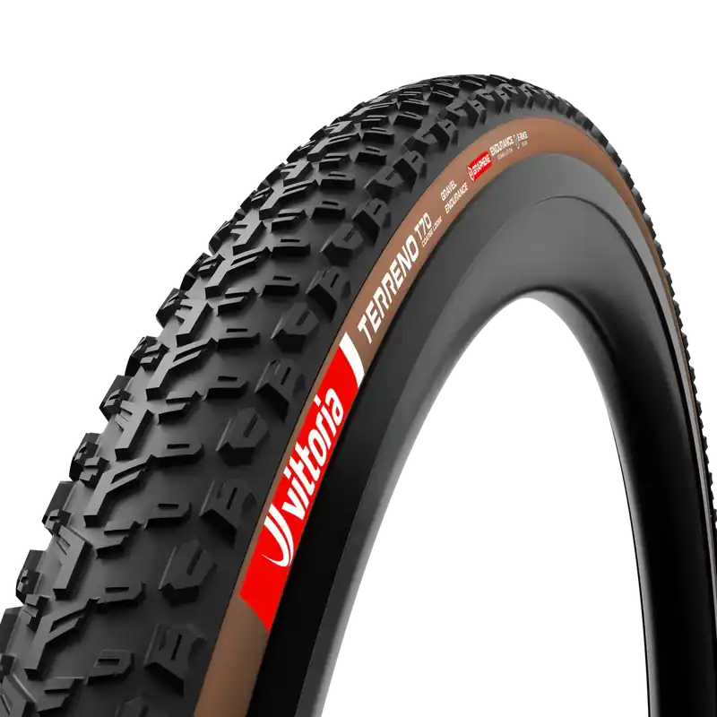 VITTORIA TERRENO T70 COARSE LOOSE Gravel Endurance 700x40c Tubeless Ready -rengas Souple Marron Suoraan Valmistajalta