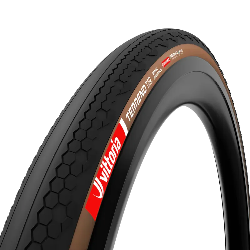 Rengas VITTORIA TERRENO T10 HARDPACK Gravel Endurance 700c Tubeless Ready Taittuva Ruskea Alennus