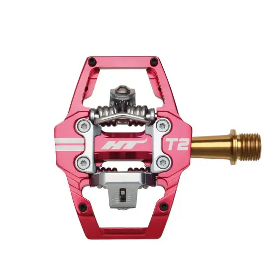 Polkimet HT COMPONENTS ENDURO T2T Titane Punainen Poisto
