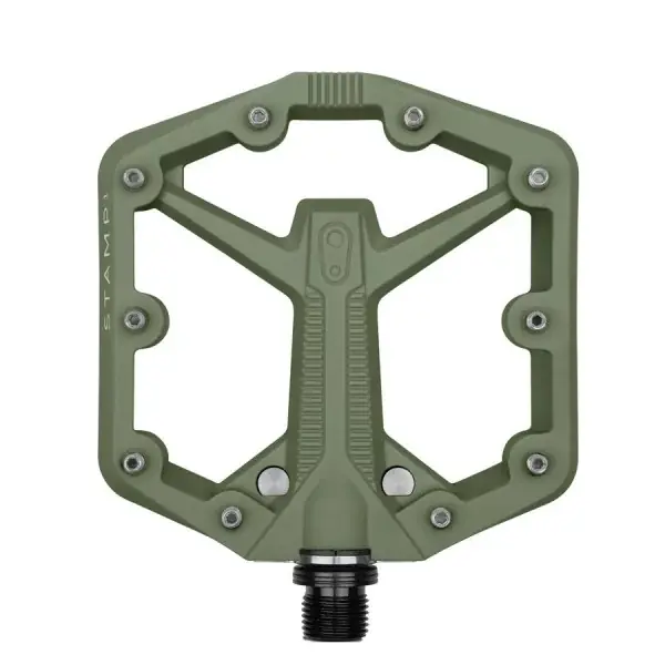 CRANKBROTHERS STAMP 1 Gen2 Small -litteät polkimet Vihreä Alennettu