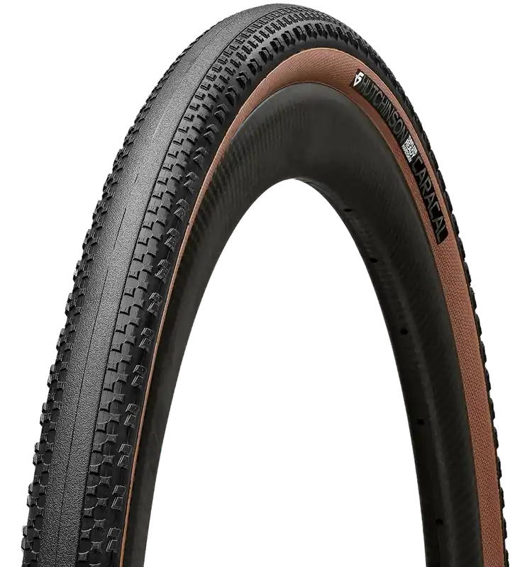 HUTCHINSON CARACAL HARDSKIN 700x45c Tubeless Ready -rengas ruskea Alkuperäinen