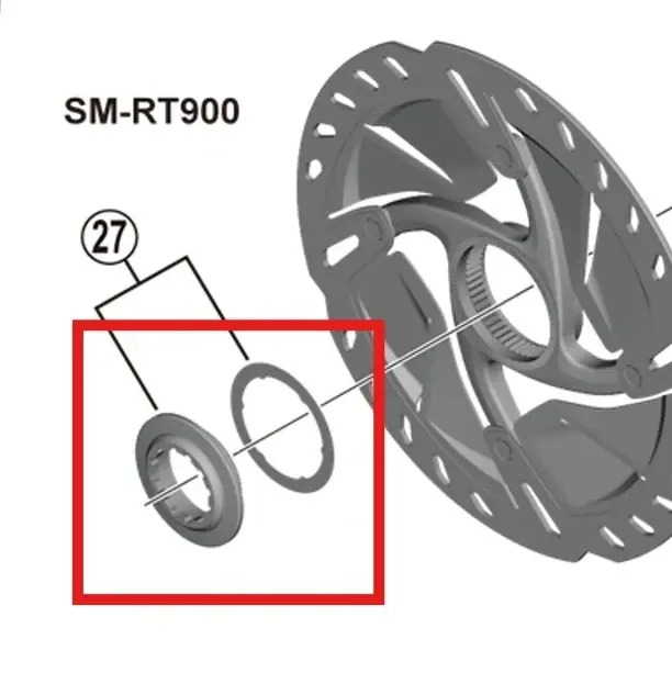 Center Lock -kiristysmutteri SHIMANO Sisäinen SM-RT900 Osta Nyt