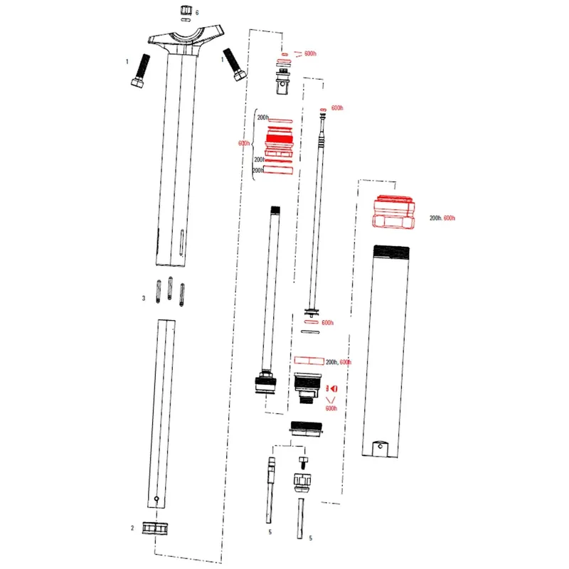 Viikonlopputarjous Huoltosarja 600 h/3 vuotta Satulatolppa ROCKSHOX REVERB Stealth C1