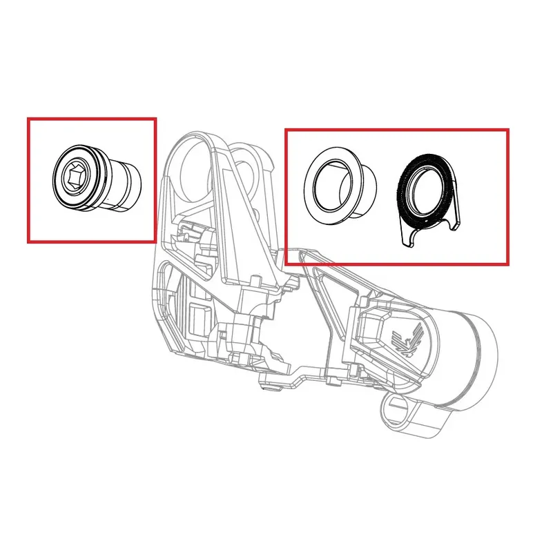 Siirtäjän kiinnitysruuvisarja SRAM X0 T-TYPE EAGLE AXS Turvallinen Maksu