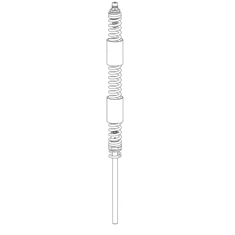 Alkuperäinen Haarukan Jousi ROCKSHOX TORA TK (2011)/RECON SILVER B1/XC32 A1+/XC32 A1+ 100mm X-Soft