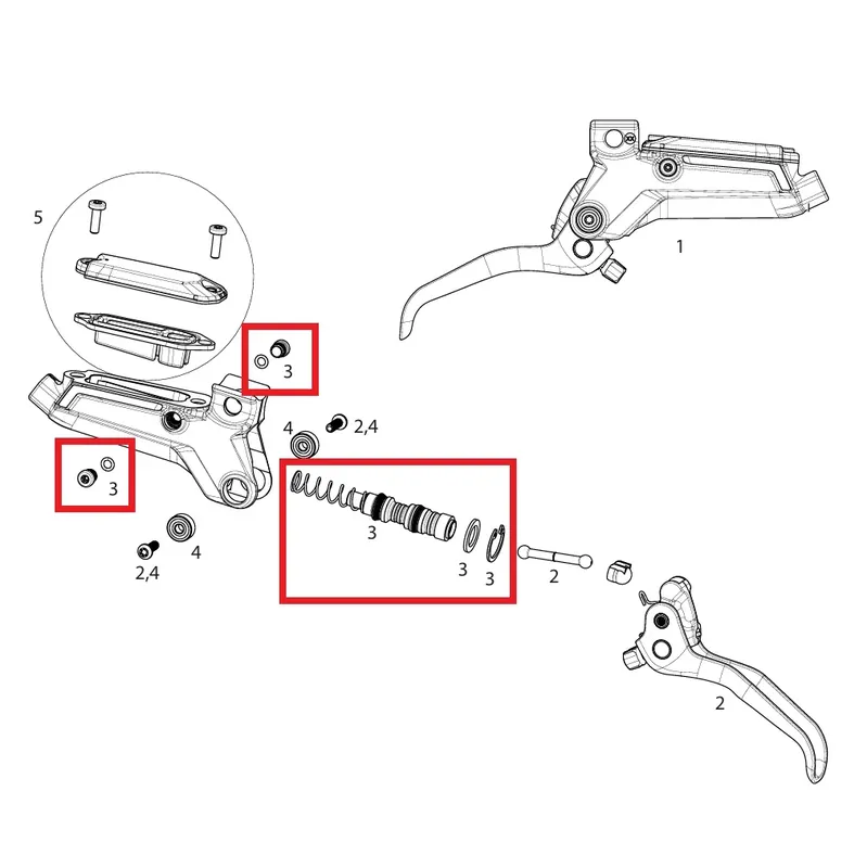 Alennus Huoltosetti SRAM jarrut LEVEL ULTIMATE/SILVER STEALTH C1