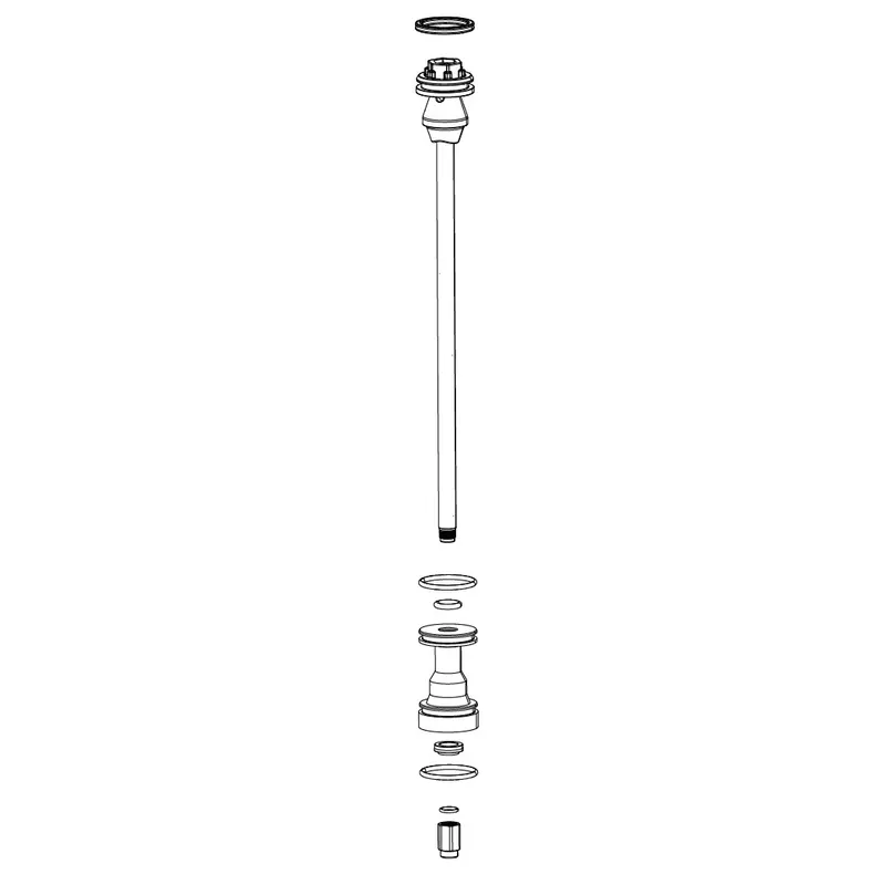 Vain Tänään Debonair-mäntäsetti ROCKSHOX DOMAIN 38mm C1+ (2025+) 170mm 27/29"
