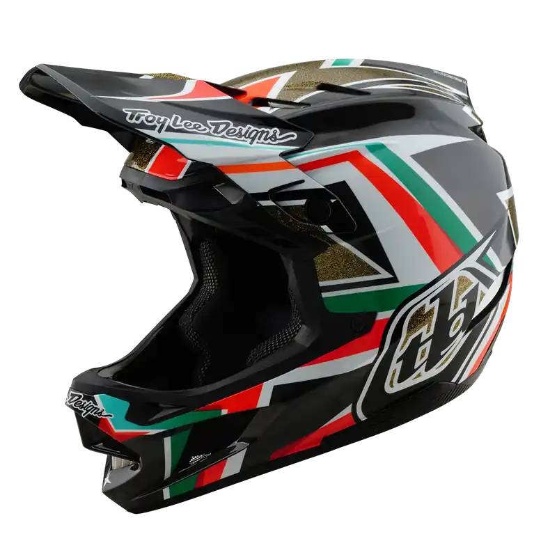 Sertifioitu Maastopyöräkypärä TROY LEE DESIGNS D4 CARBON MIPS Frames Musta/Kulta