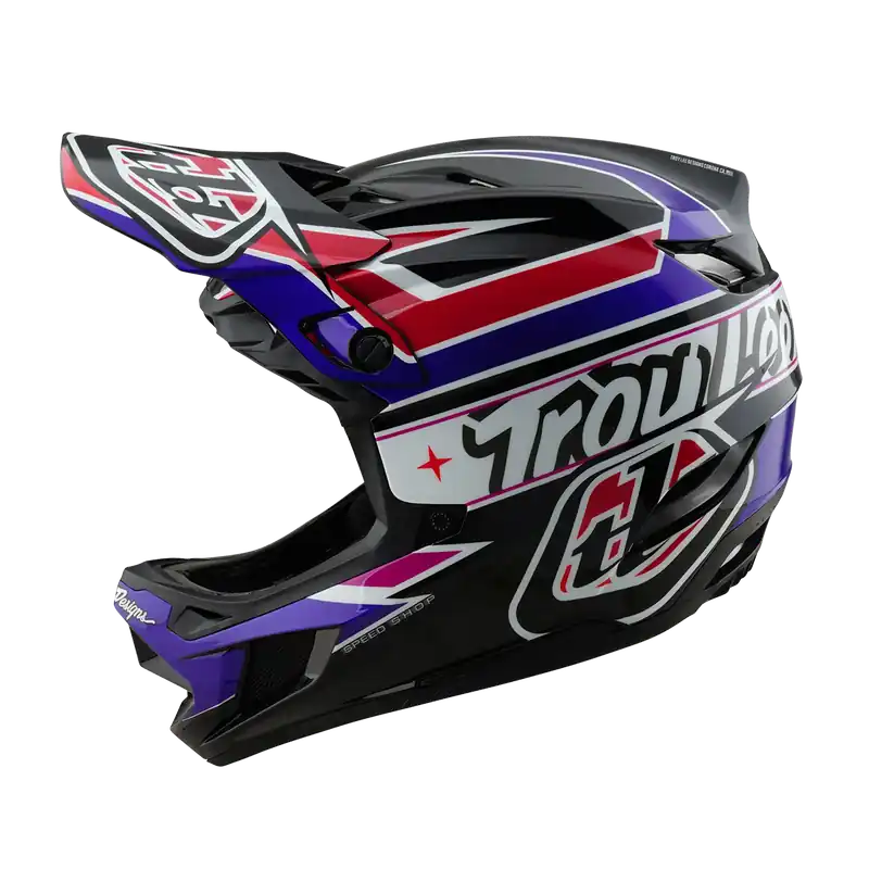 Maastopyöräkypärä TROY LEE DESIGNS D4 POLYACRYLITE MIPS LINEAR Musta Älä Missaa