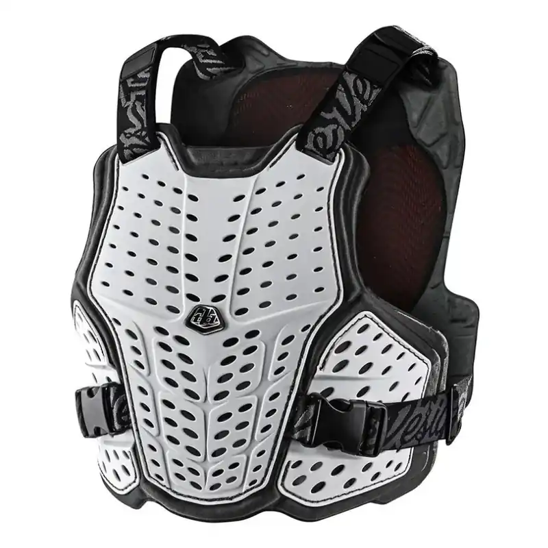 Alkuperäinen Gilet de Protection TROY LEE DESIGNS ROCKFIGHT CE FLEX Valkoinen