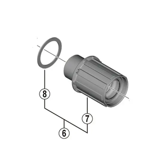 Vapaapyörärunko SHIMANO FH-RS470/171 Shimano HG -tyyppi Osta Verkossa