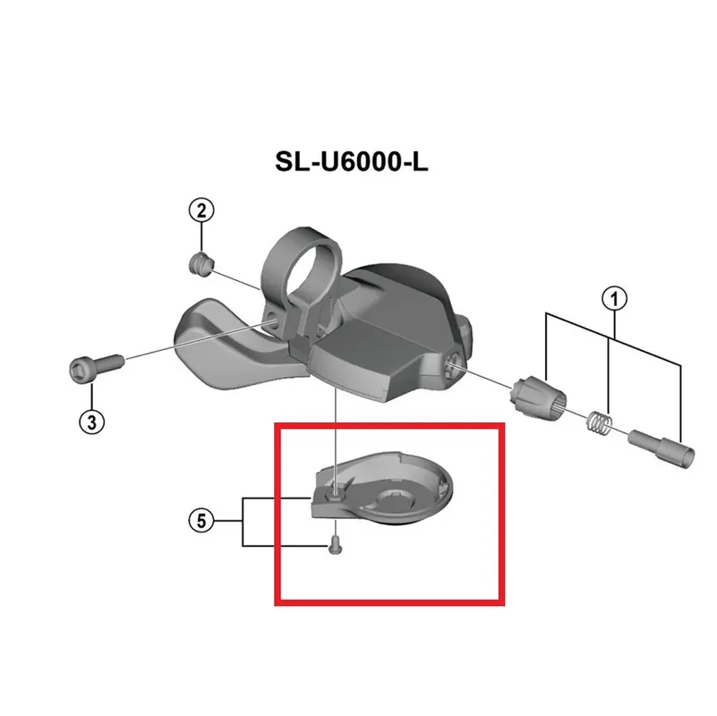 Alakansi Vaihdeviuluun SHIMANO SL-U6000-L Vasen Päivän Tarjous
