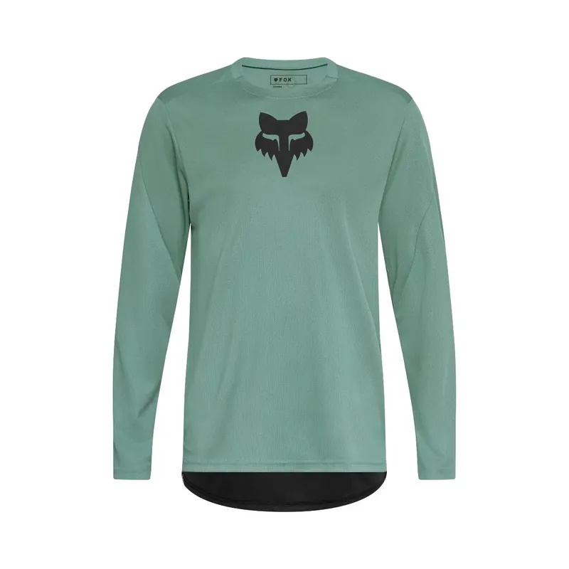 Ilmainen Palautus Paita FOX RANGER FOX HEAD Pitkät Hihat Vihreä