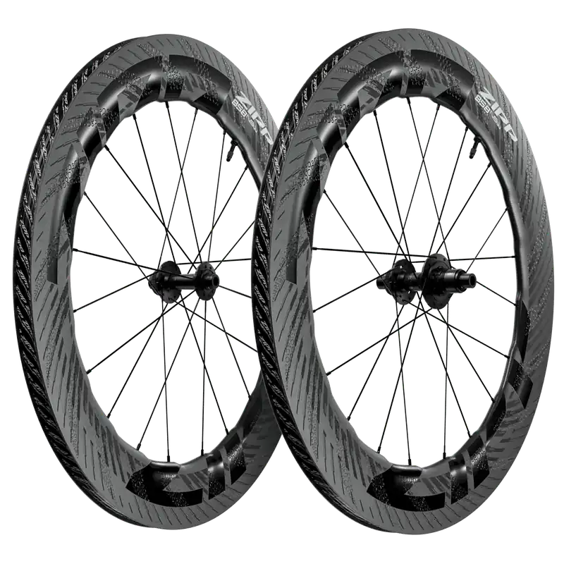 ZIPP 858 NSW DISC Tubeless Ready -pyöräpari (Center Lock) Korkea Laatu