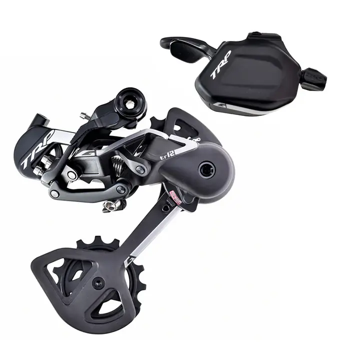 TRP DH12 12V Derailleur- ja Shifter-sarja Musta/Hopea Korkea Laatu