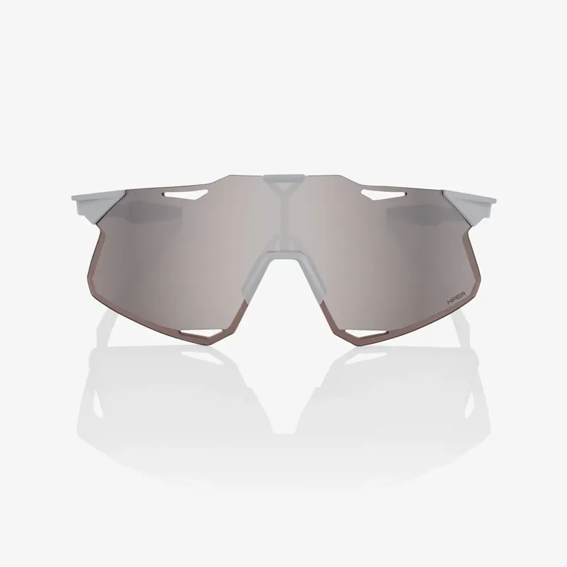 100% HYPERCRAFT Gris Matt Hiper Mirror Aurinkolasit Poisto