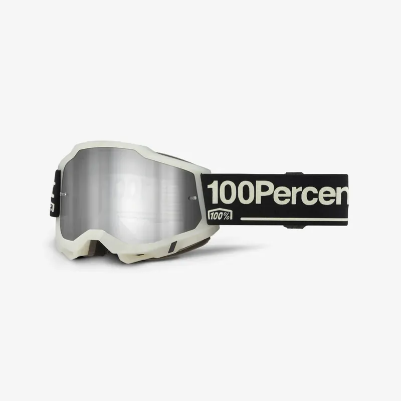 100% ACCURI 2 GLOW Valkoinen Écran Mirror -maski Turvallinen Maksu