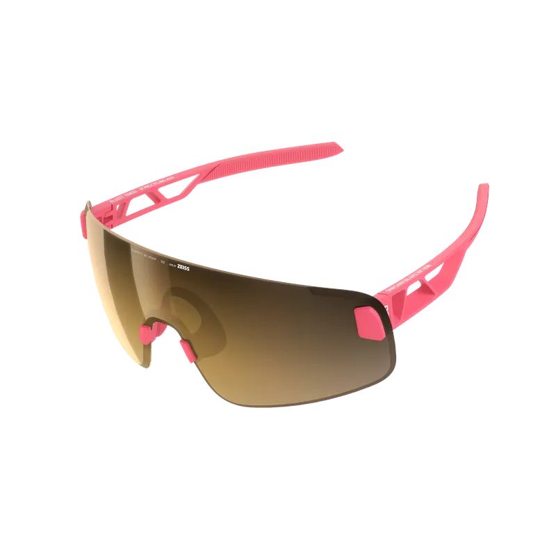 Löytö POC ELICIT TORIC EF PRO TEAM -lasit Vaaleanpunainen Clarity Road Partly Sunny Gold -linssi - Rajoitettu painos
