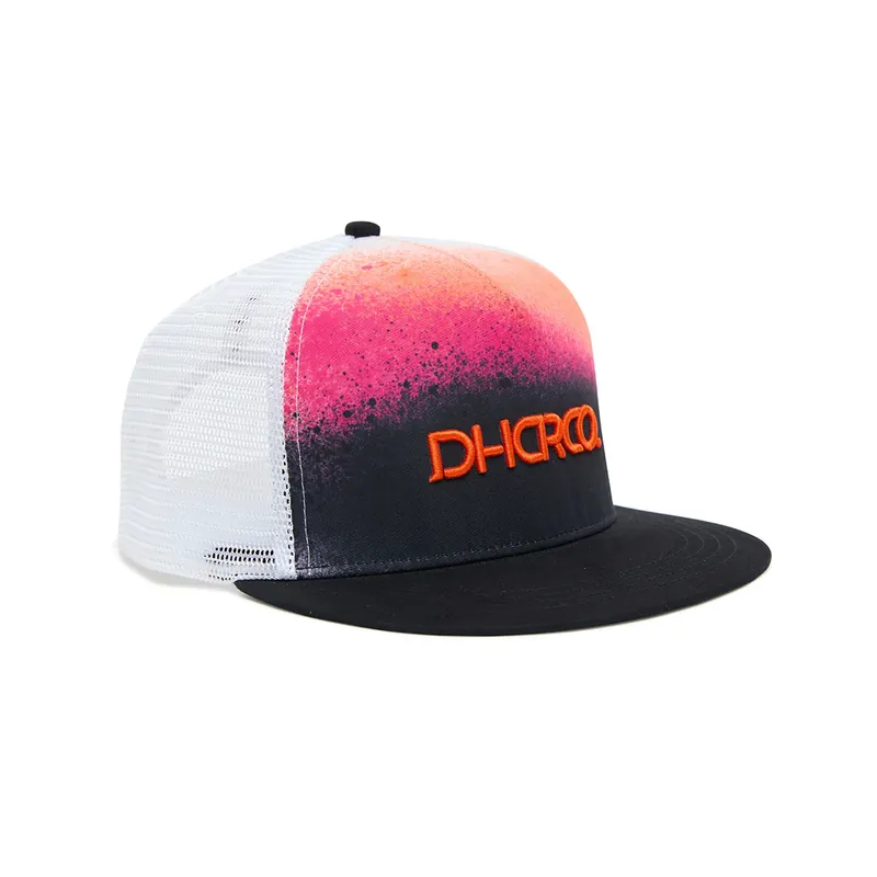 DHARCO FLAT BRIM TRUCKER BLACK SNAKE -lippalakki Musta/Violetti Osta Nyt
