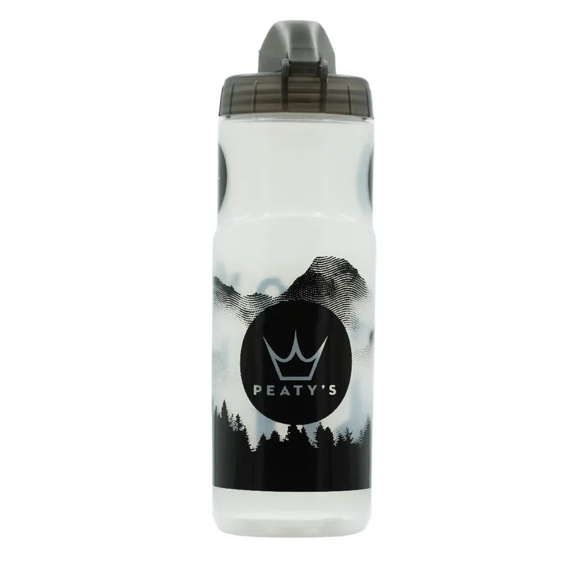Päivän Tarjous Juomapullo- ja juomatelinesetti PEATY‘S X FIDLOCK Mountains (600ml) Läpinäkyvä