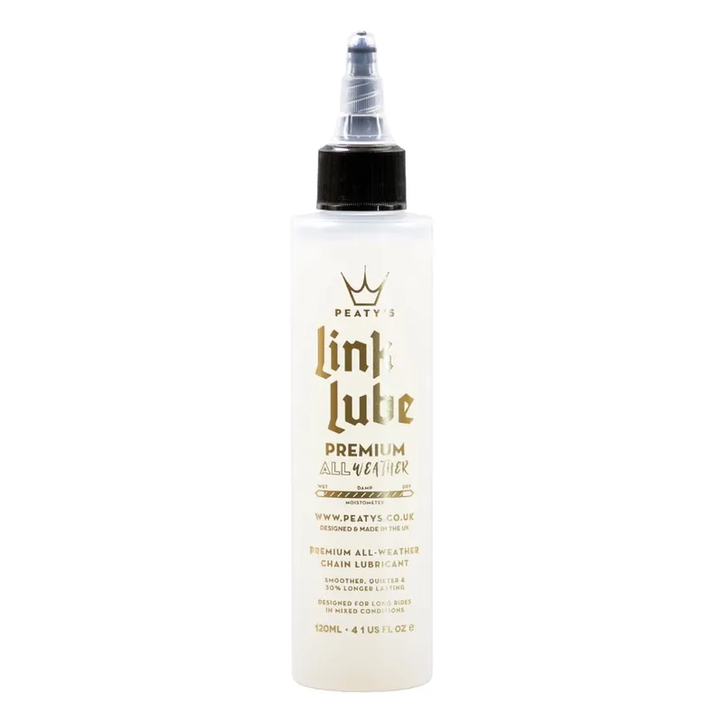 Tukkuhinta PEATY‘S LINKLUBE PREMIUM ALL WEATHER -voiteluaine kaikkiin sääolosuhteisiin (120 ml)