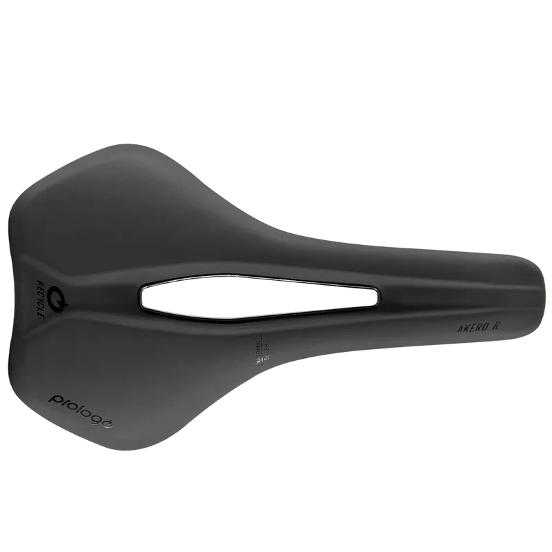 Alkuperäinen PROLOGO AKERO R RECYCLED PAS -satula teräsrungoilla 150mm