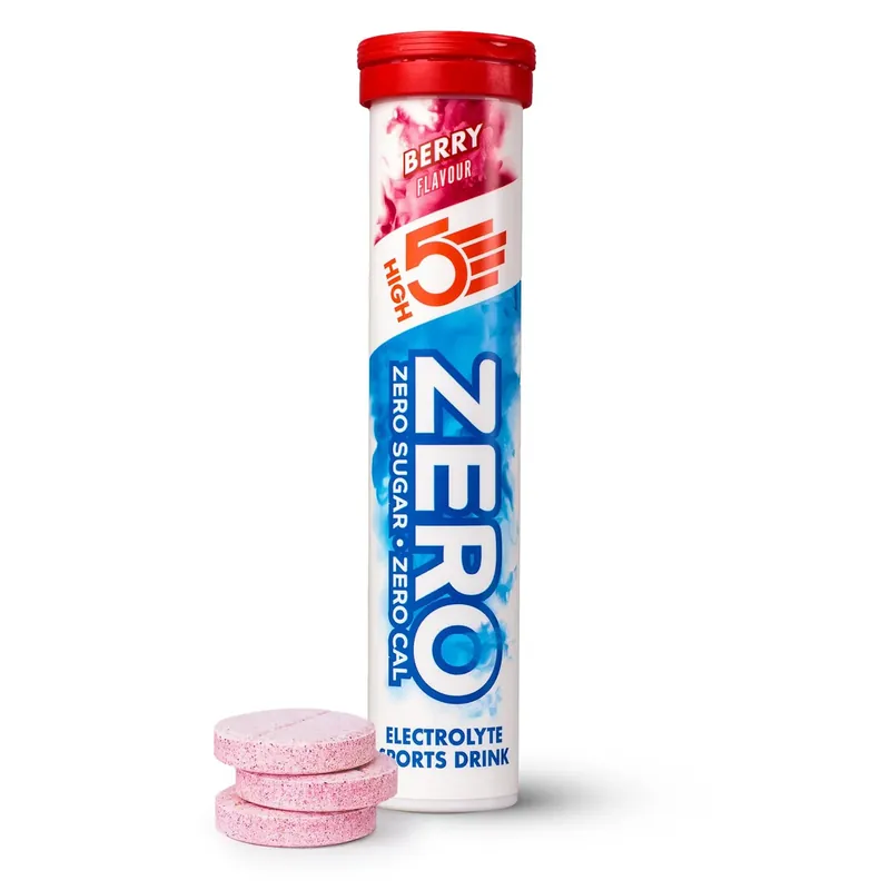 HIGH5 ZERO Elektrolyytti-nesteytystabletit (x20) Punaiset Hedelmät Pikatoimitus