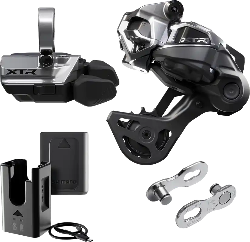 SHIMANO XTR Di2 Wireless M9250-GS Keskipitkä häkki, pantakiinnitys -päivityspaketti Suoraan Valmistajalta