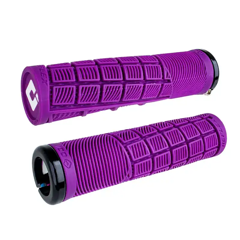 Älä Missaa Gripit ODI REFLEX V2.1 Lock-on 135 mm Violetti