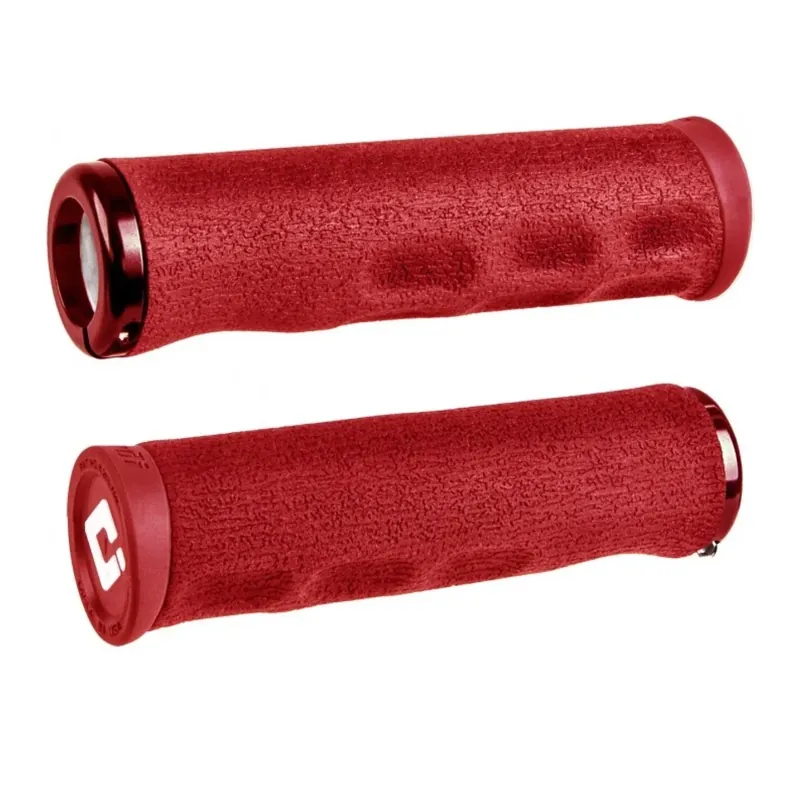 Alennettu Hinta ODI F-1 SERIES DREAD LOCK TINKER JUAREZ SIGNATURE Lock-On 130 mm -gripit Punainen